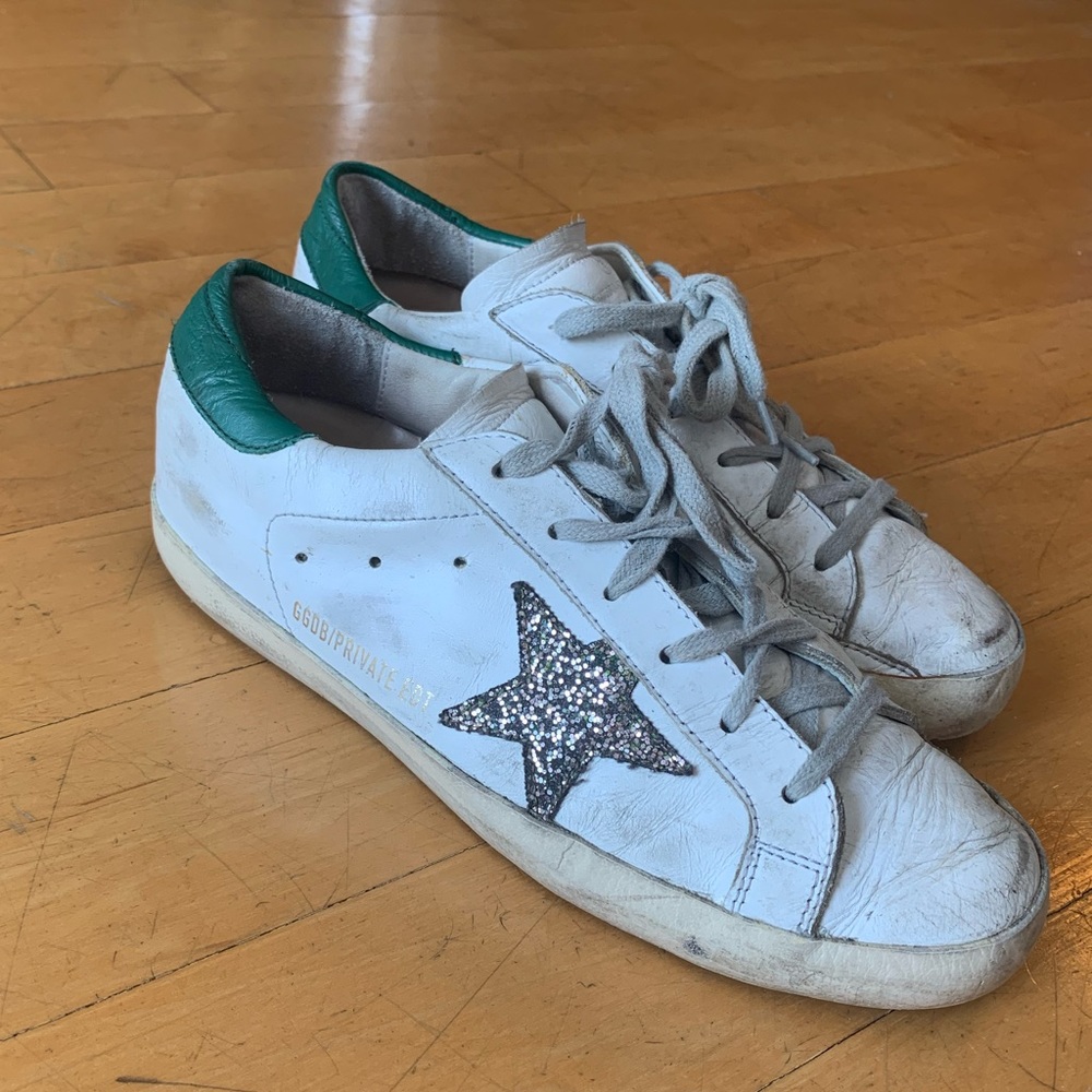 Golden Goose deluxe snekars private edt 38 used